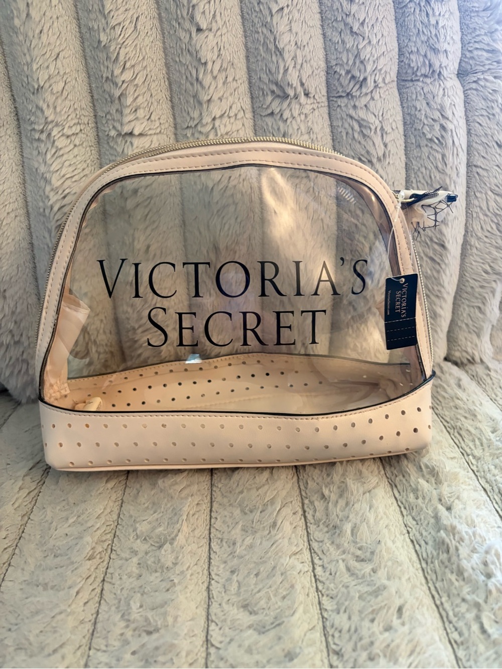 Victoria's Secret Laser-Cut Logo Beauty Pouch